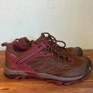 Keen Dry Womens Waterproof Hiking Trail Shoes Brown Plum GTS Sz 6 Keen Dry 0613